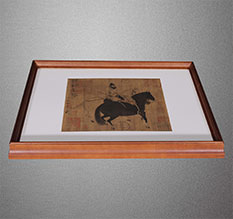 固阳书画装裱配框服务案例